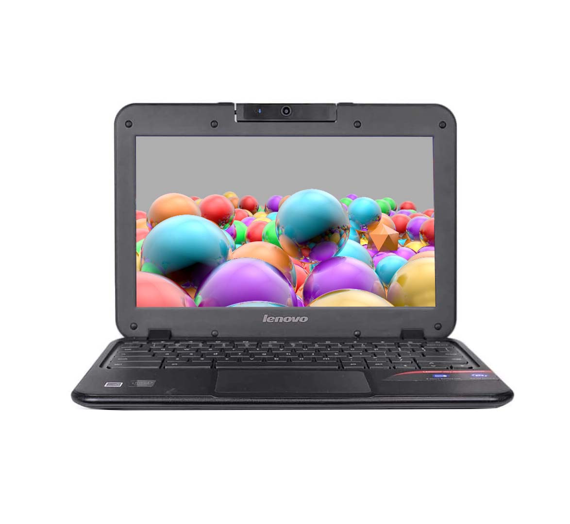 Lenovo Chromebook N21 Notebook Laptop, Intel Celeron N Series CPU, 4GB RAM, 256GB SSD, 11.6 inch Display, Chrome OS, Refurbished Laptop
