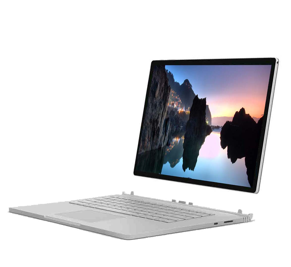 Microsoft Surface Book 2 Business Laptop, Intel Core i5-7th Gen CPU, 8GB RAM, 256GB SSD, 13.5 inch Touchscreen, Windows 10 Pro, Refurbished Laptop