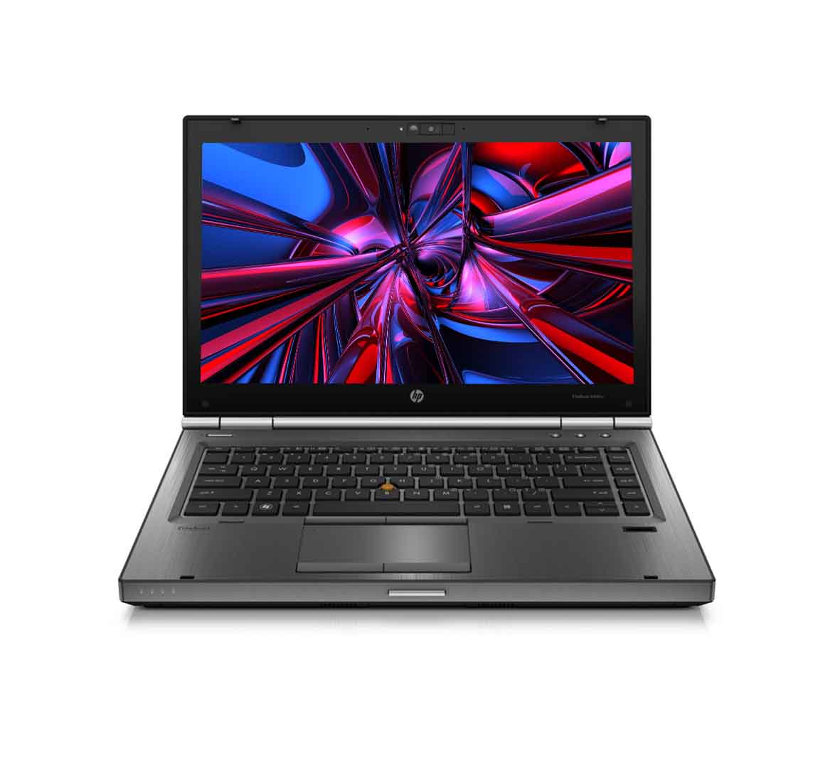 HP EliteBook 8460W, Intel Core i7-2nd Gen CPU, 8GB RAM, 500GB HDD, 14 inch Display, AMD RADEON HD 4X0M 1GB, Windows 10 Pro, Refurbished Laptop