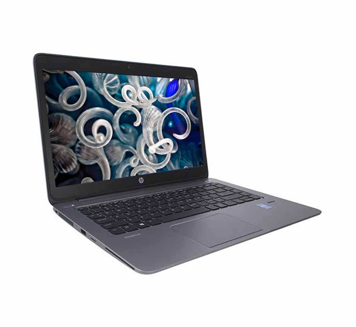 HP EliteBook Folio 1040 G1 Business Laptop, Intel Core i5-4th Gen CPU, 8GB RAM, 256GB SSD, 14 inch Display, Windows 10 Pro