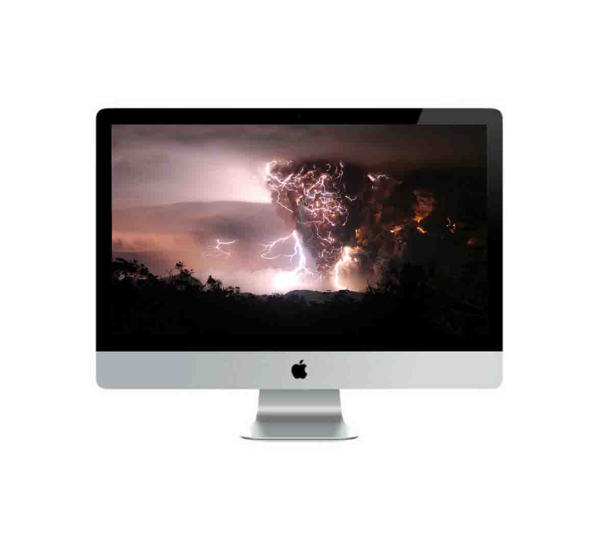 Apple iMac A1419 ، مُعالج Intel Core i5-7th Generation CPU ، 8 جيجا بايت رام ، 1 تيرا بايت HDD ، رسومات AMD RADEON ، شاشة مقاس 27 بوصة